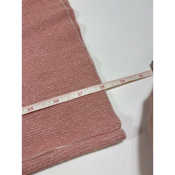 Ronny Kobo Sleeveless Sweater Dress Pink Cream Medium Cut Away - Picture 7 of 8